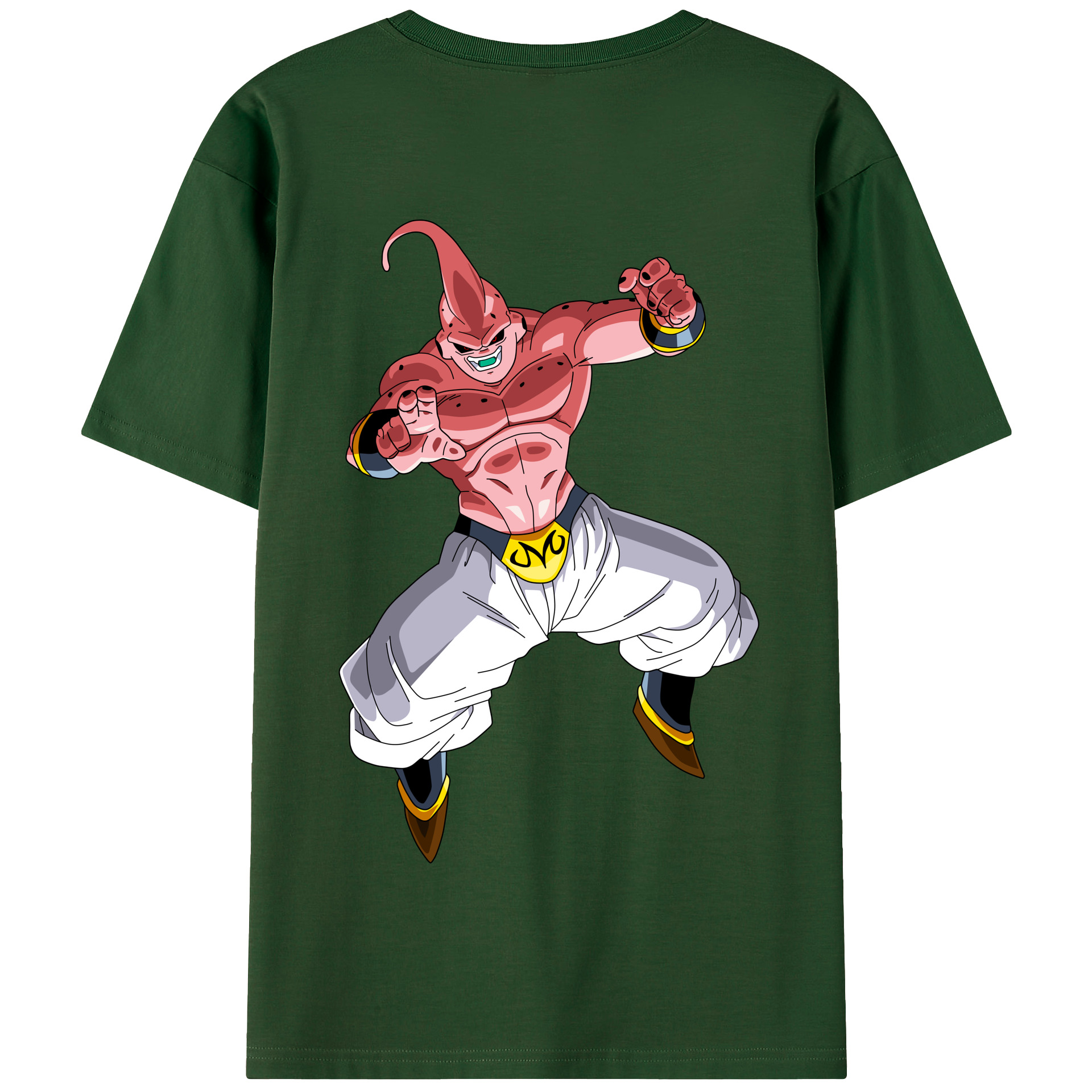 （画像用） ドラゴンボール 魔人ブウ DRAGON BALL Majin Buu 綿100％半袖Tシャツ（背面プリント）